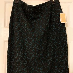 Michael kors floral pencil skirt (L)